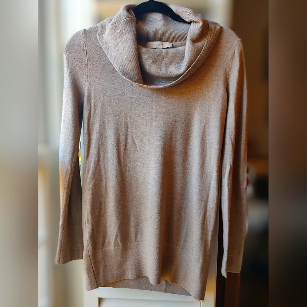 Loft Cowl Neck Sweater